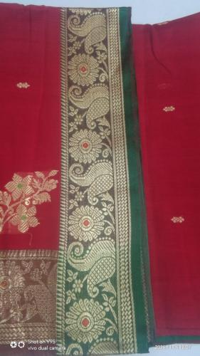 PMK BUMBERG COT SAREES WITH BLOUSE